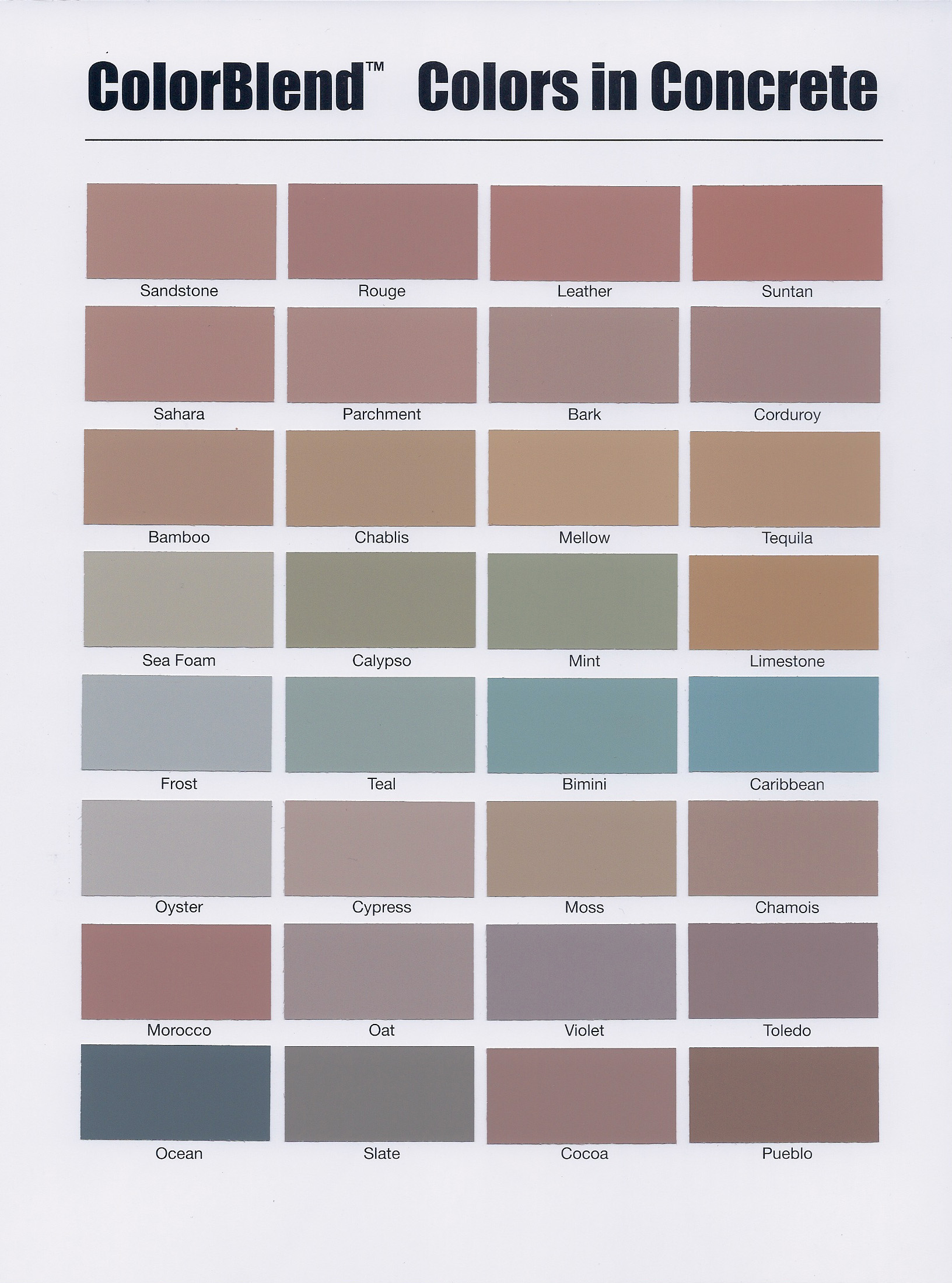Pigments for Integrally Colored Concrete - Concrete Decor